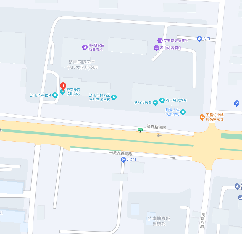 晨露学校位置地图